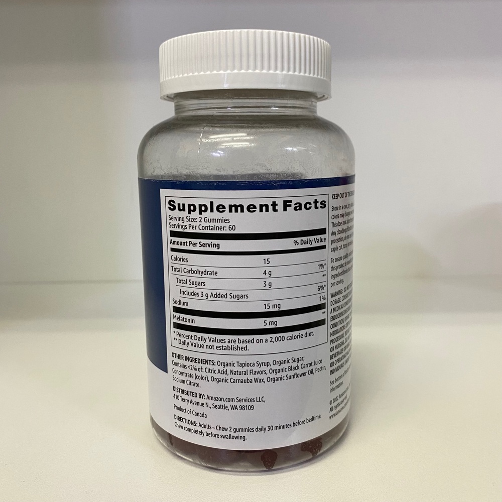 Marca de Amazon Melatonina 5 mg,120 gomitas - Imagen 2