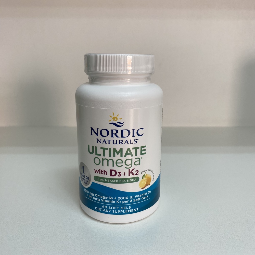 Nordic Naturals Ultimate Omega con D3+ K2, 60 cápsulas - Imagen 2