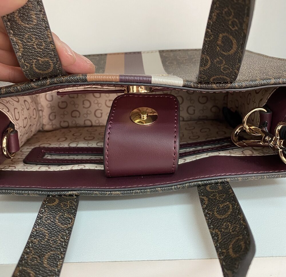 Mini Tote Guess Ines Natural - Imagen 2