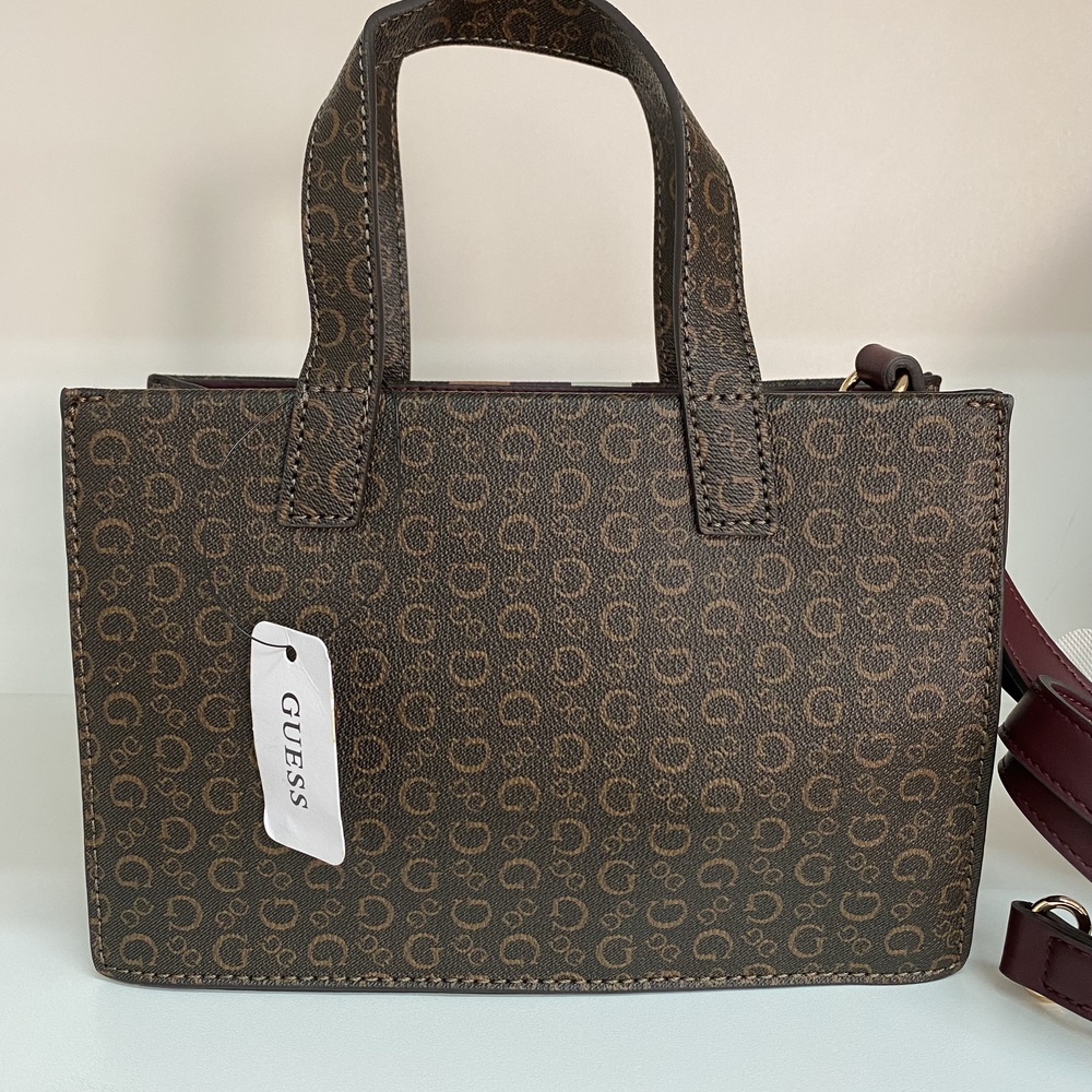 Mini Tote Guess Ines Natural - Imagen 3