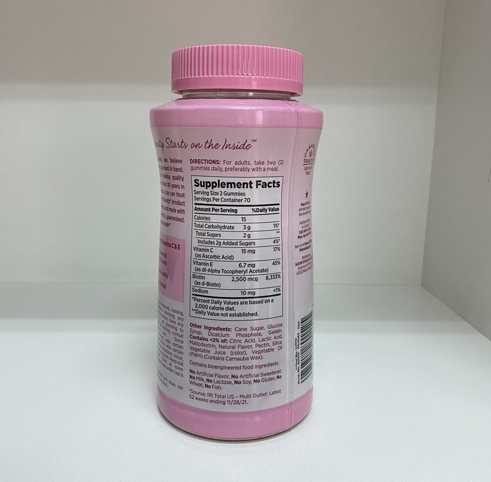 Nature’s Bounty Optimal Gomitas para favorecer Cabello,Piel,Uñas - Imagen 2