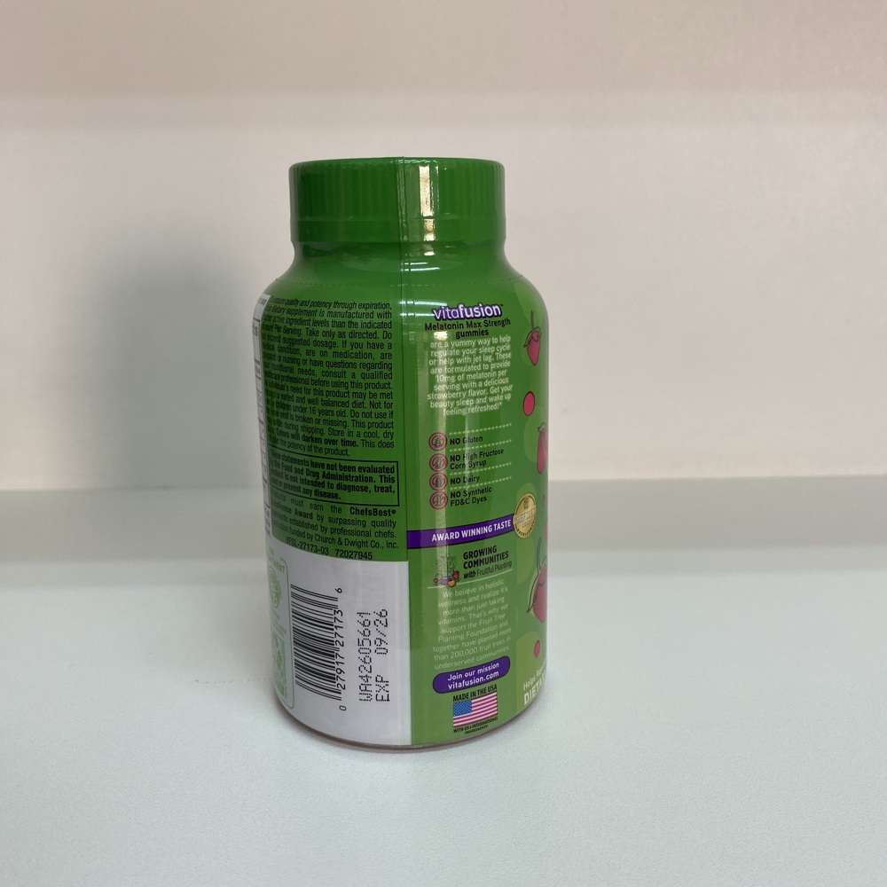Vitafusion Melatonina Max Strength 10 mg - Imagen 2