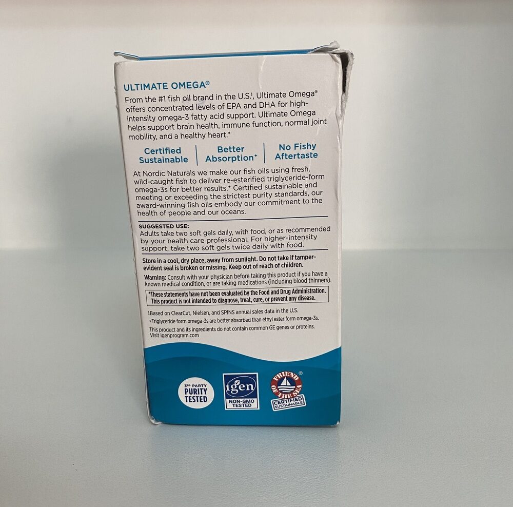 Nordic Naturals Omega Ultímate 1280 mg, limon ,60 cápsulas - Imagen 5