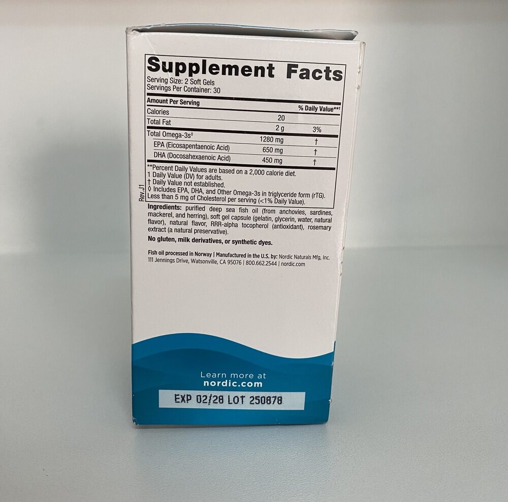Nordic Naturals Omega Ultímate 1280 mg, limon ,60 cápsulas - Imagen 7