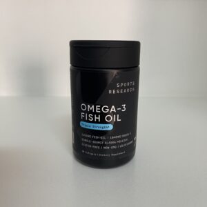 Sport Research,Aceite de pescado con omega 3,concentración triple , 30 cápsulas