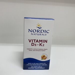 Nordic Naturals Vitamina D3 + K2 Sabor Naranja