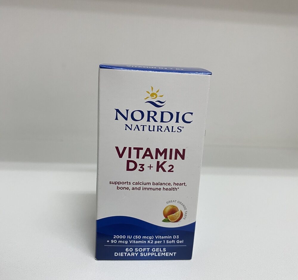 Nordic Naturals Vitamina D3 + K2 Sabor Naranja