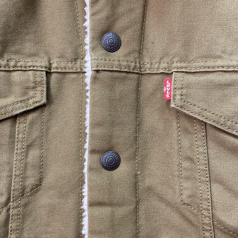 Levi’s Sherpa Trucker Casaca Jeans Hombre -S marrón - Imagen 5
