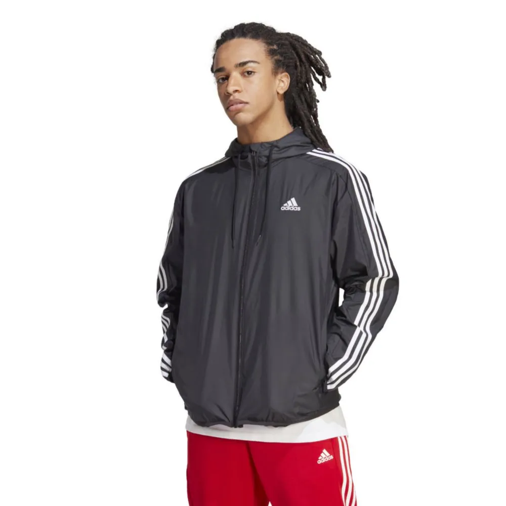 Casaca Cortaviento Deportiva Adidas Negro - M - Imagen 5