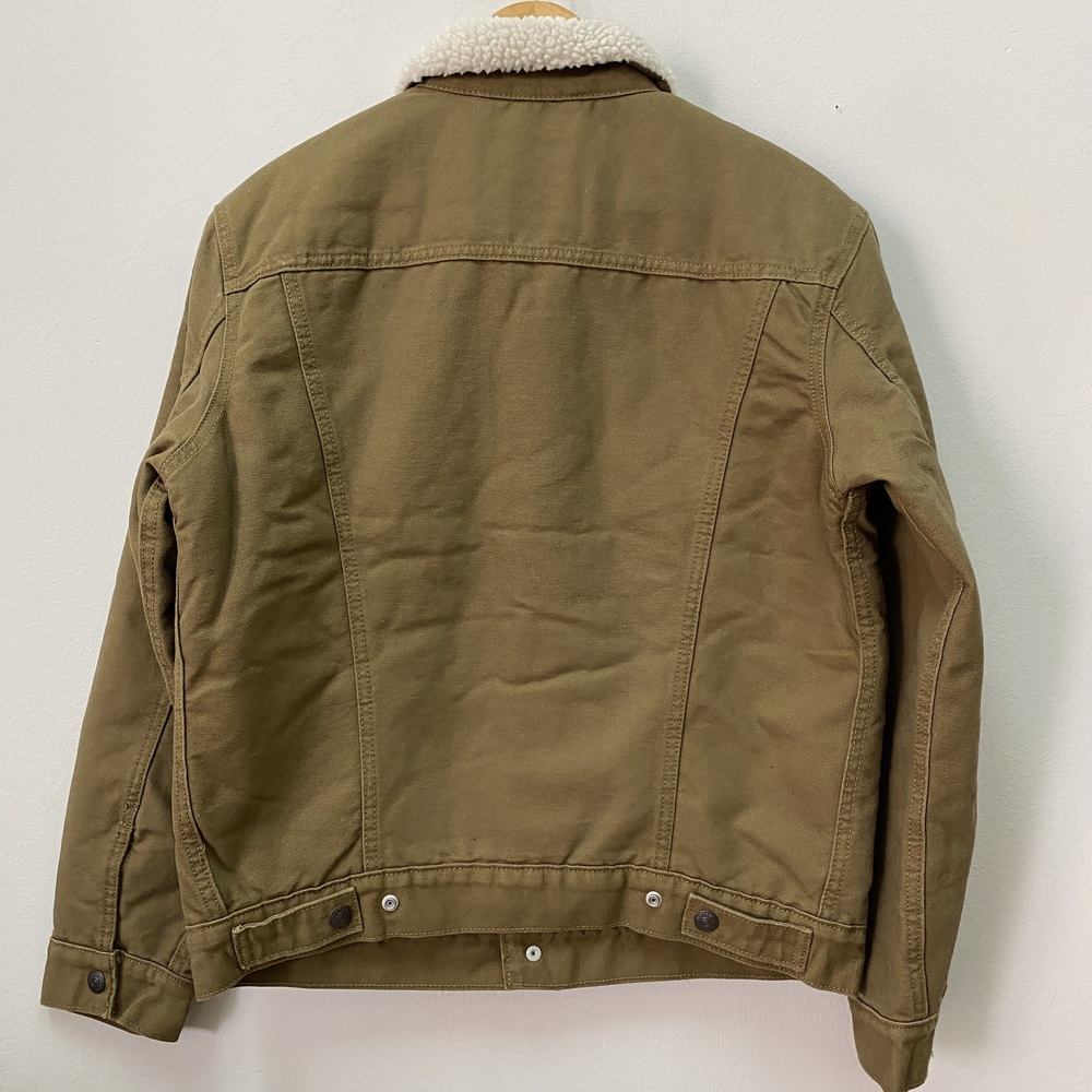 Levi’s Sherpa Trucker Casaca Jeans Hombre -S marrón - Imagen 2