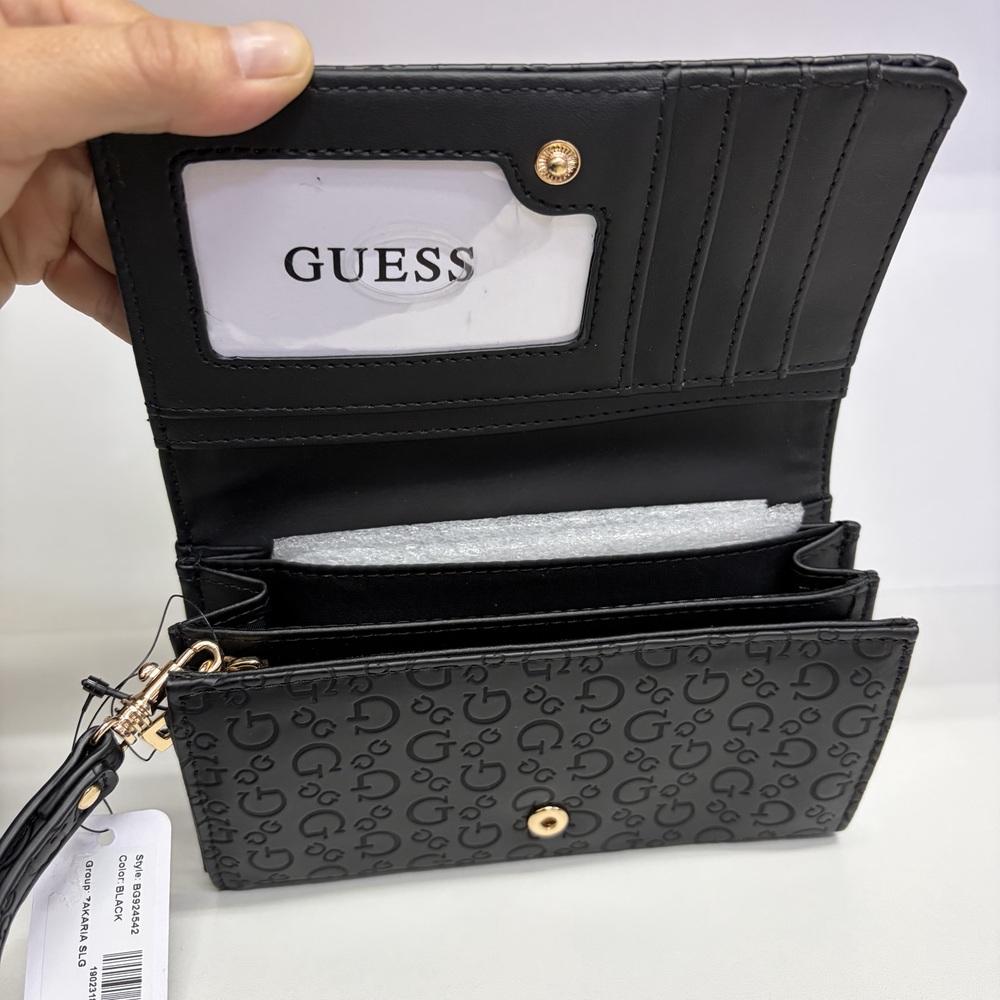 Billetera Guess Zakaria SLG negro - Imagen 3