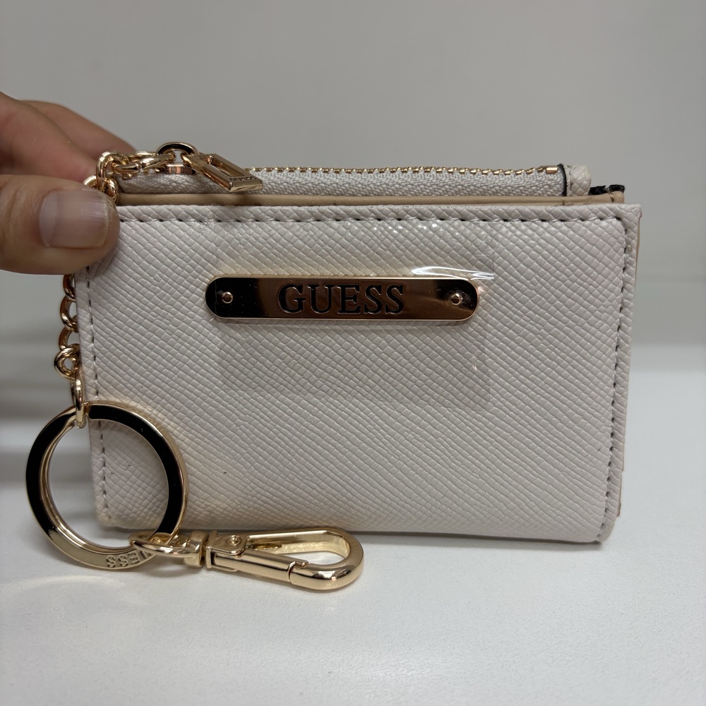 Guess Kyrie Monedero/ Tarjetero SLG crema - Imagen 2
