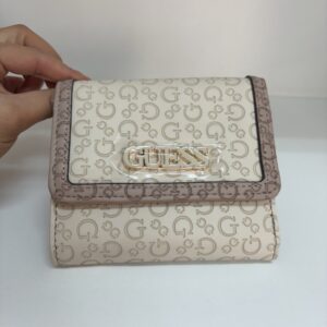 Billetera Guess Zakaria Stone Multi con monedero interior