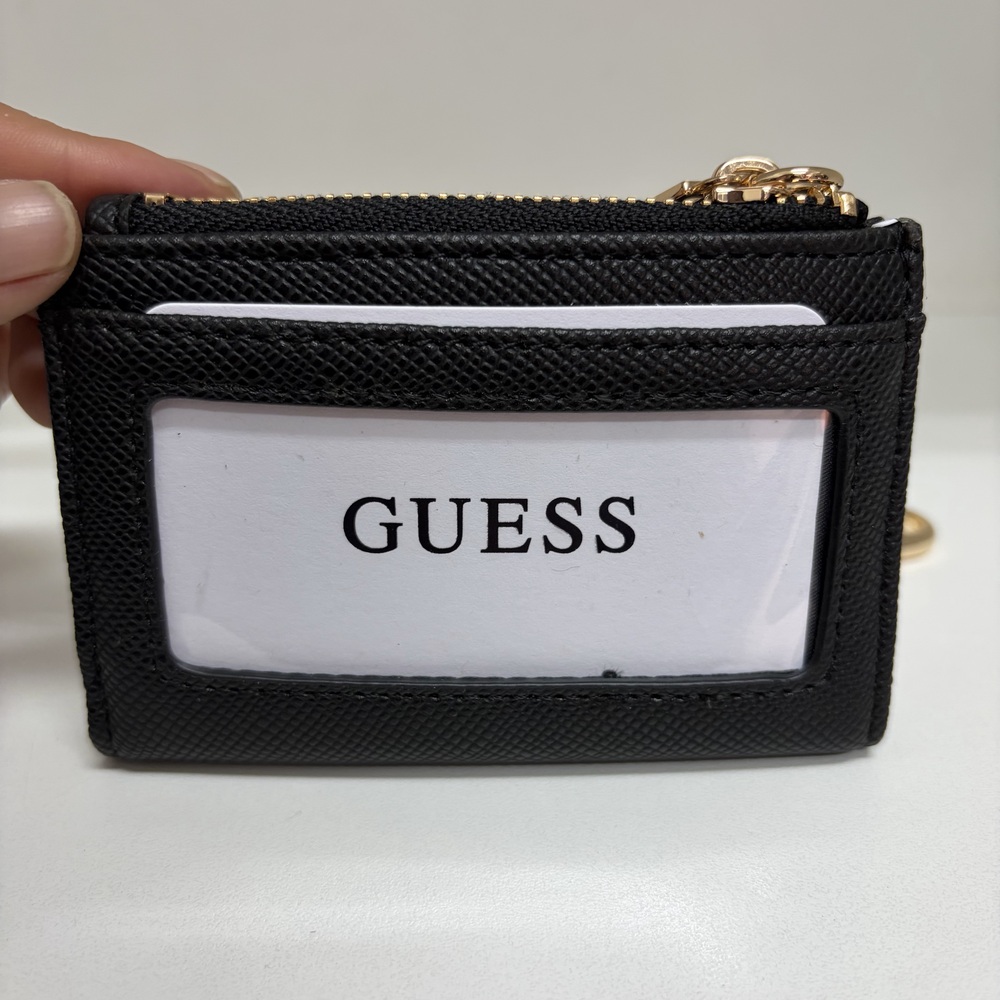 Guess Kyrie Monedero/ Tarjetero SLG negro - Imagen 3