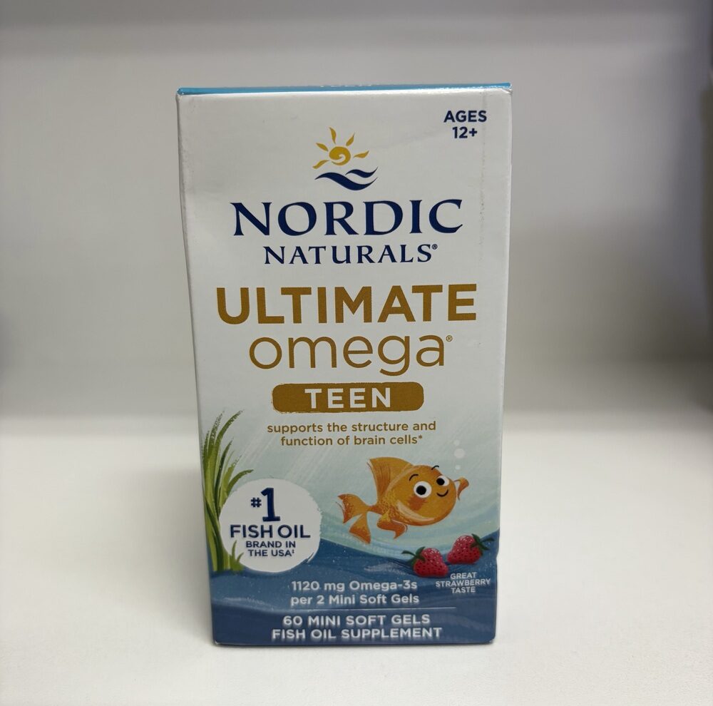 Nordic Naturals Aceite Pescado Ultímate Omega para Adolescentes, Fresa