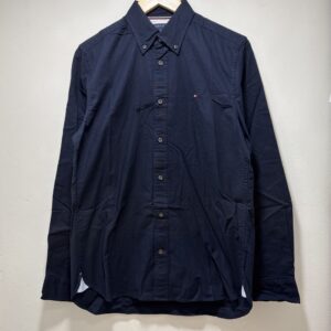Camisa Tommy Hilfiger Oxford azul manga larga - S
