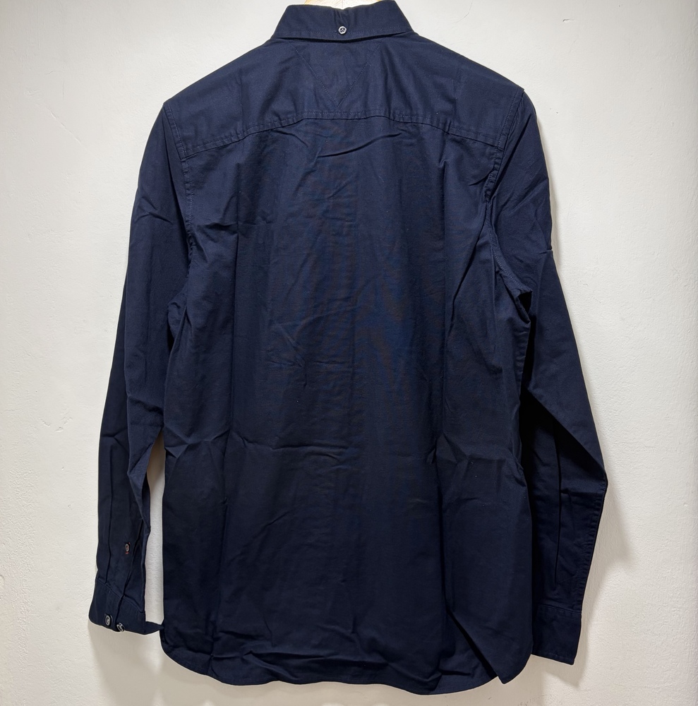 Camisa Tommy Hilfiger Oxford azul manga larga - S - Imagen 3