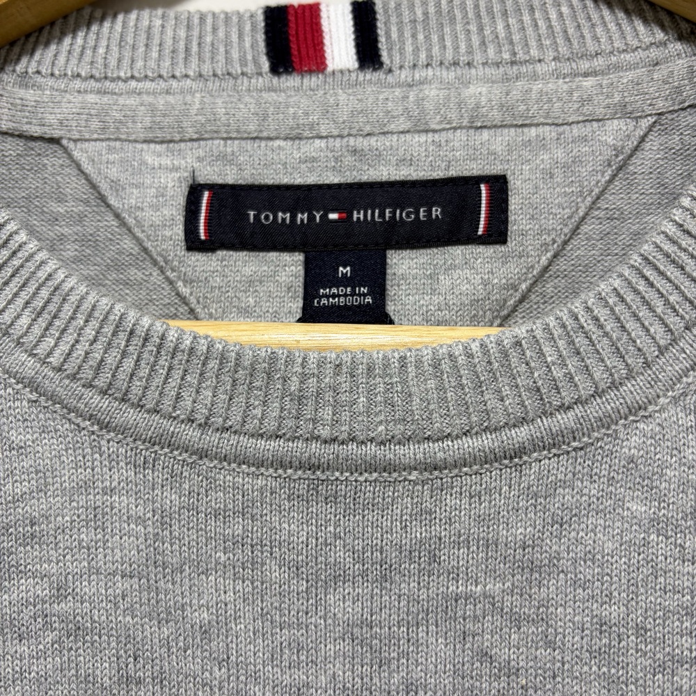 Tommy Hilfiger Chest Stripe Sweater-M - Imagen 4