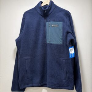 Columbia Polar Jasper Ridge Pebbled Half Zip Azul M