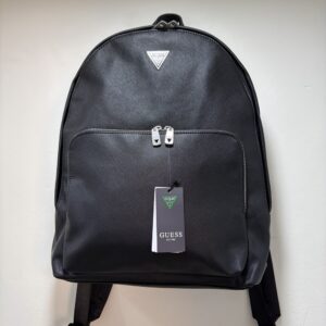 Mochila Guess Milano Saffiano negro Hombre