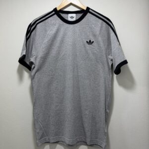 Polo Adidas 3 Tiras  Plomo - M